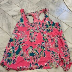 Size L Lilly Pulitzer toucan tank top
